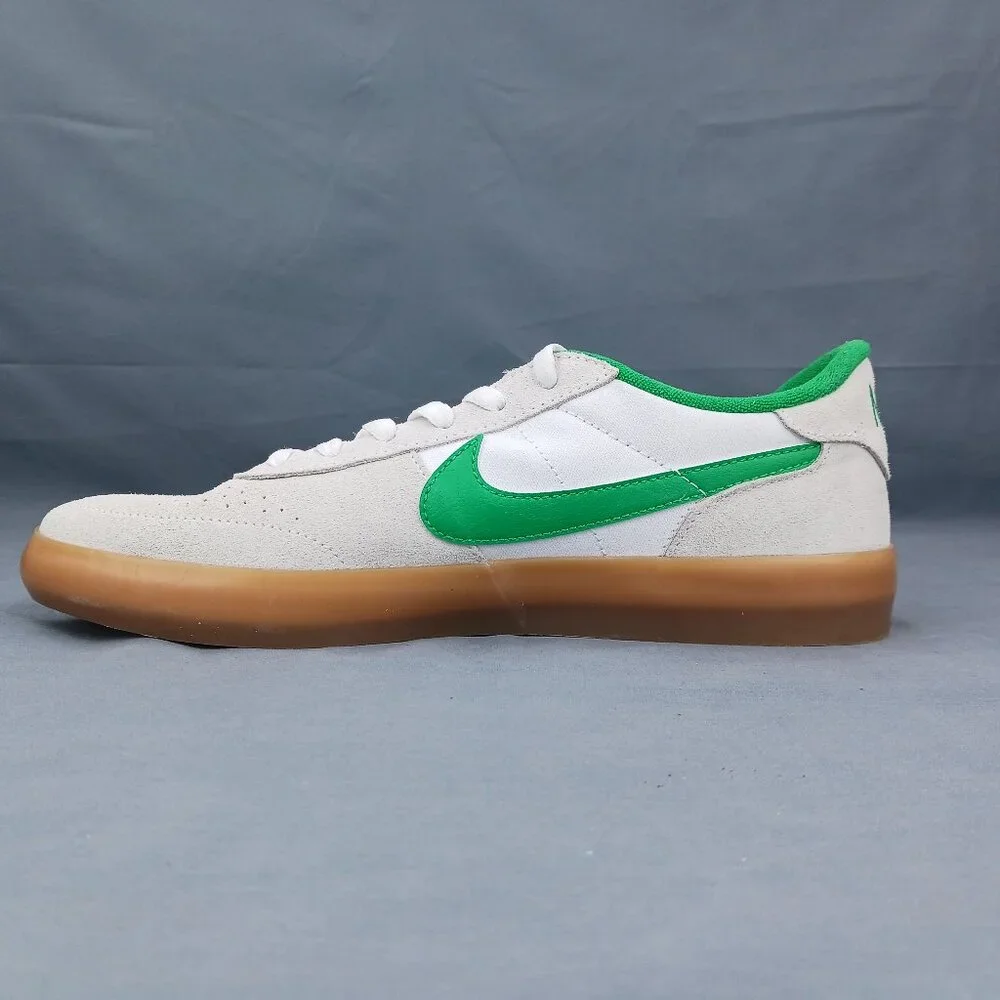 Nike SB Heritage Vulc Mens Sneakers CD5010 101 White Green Size 10-14 NO BOX TOP